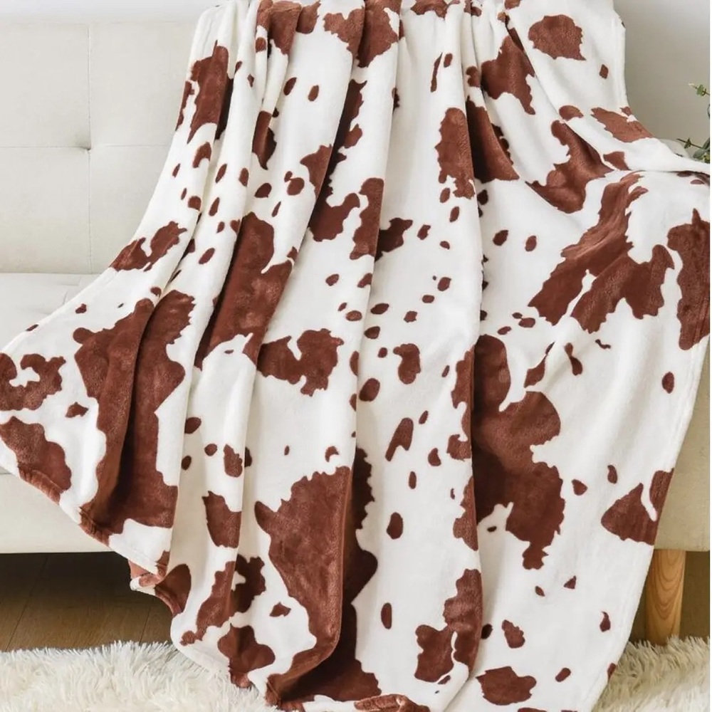 Per order. Cow hide blanket